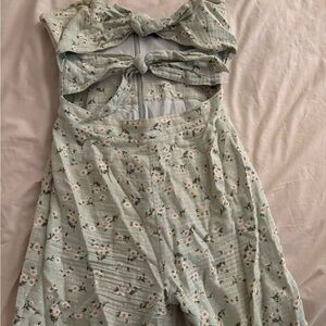 Majorelle Elegant Green Tie Jumpsuit